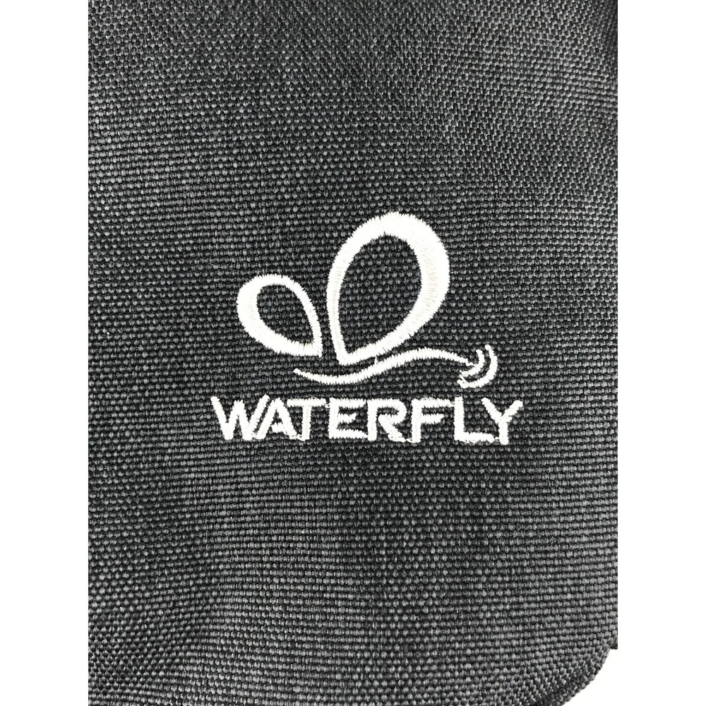 WATERFLY Black Nylon Sling Bag Backpack Crossbody Chest Pack Outdoor‎ Travel - Picture 6 of 16